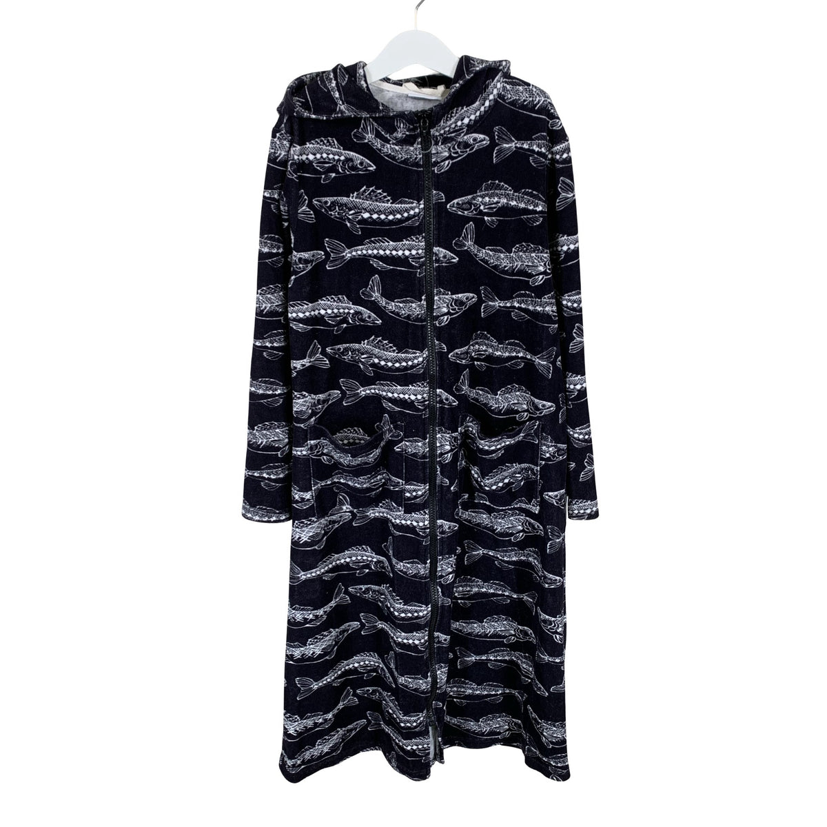 Unisex Versonpuoti - Hommikumantel, suurus 140 - 146 - Must (1)