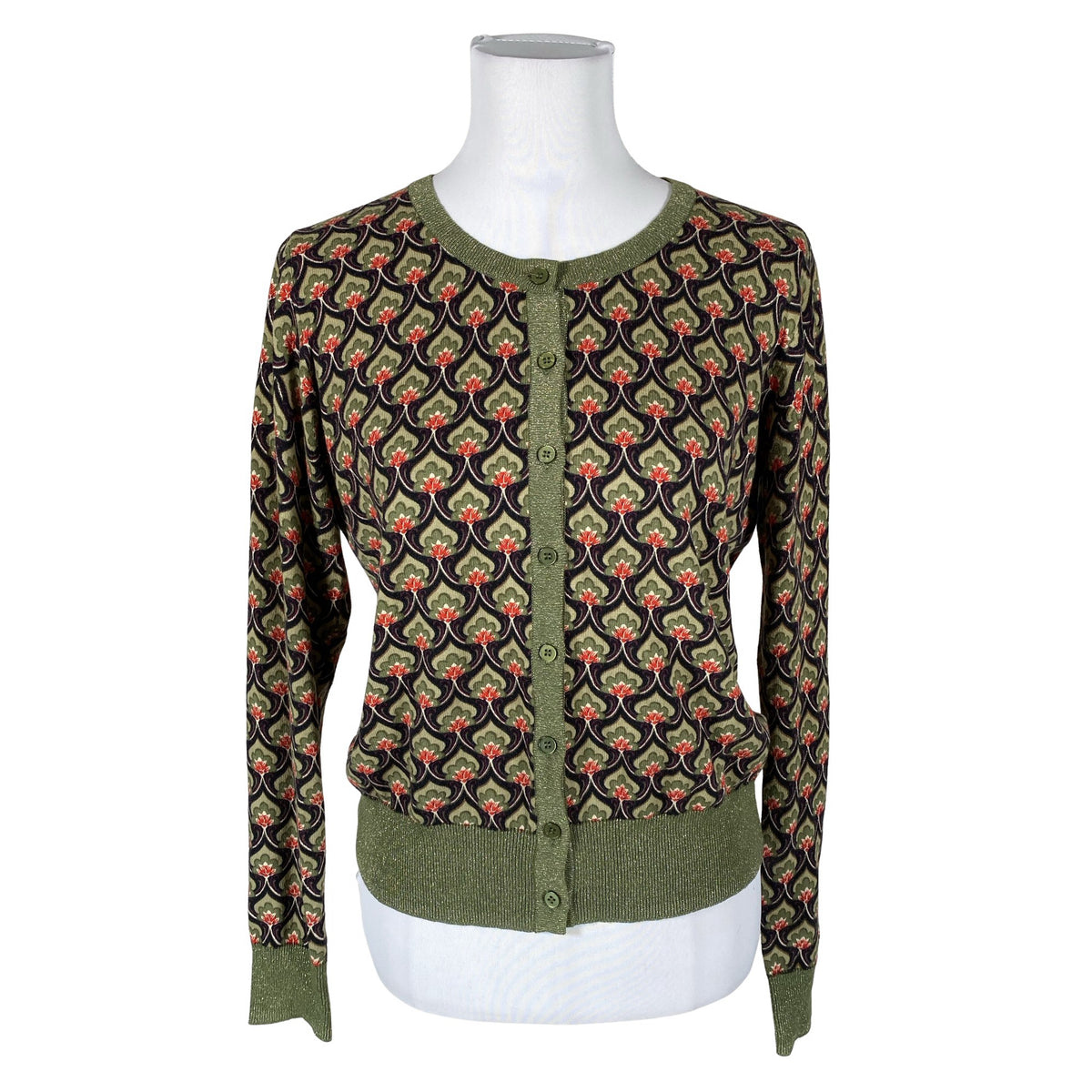 Unisex King Louie - Kardigan, suurus 40 - Roheline (1)