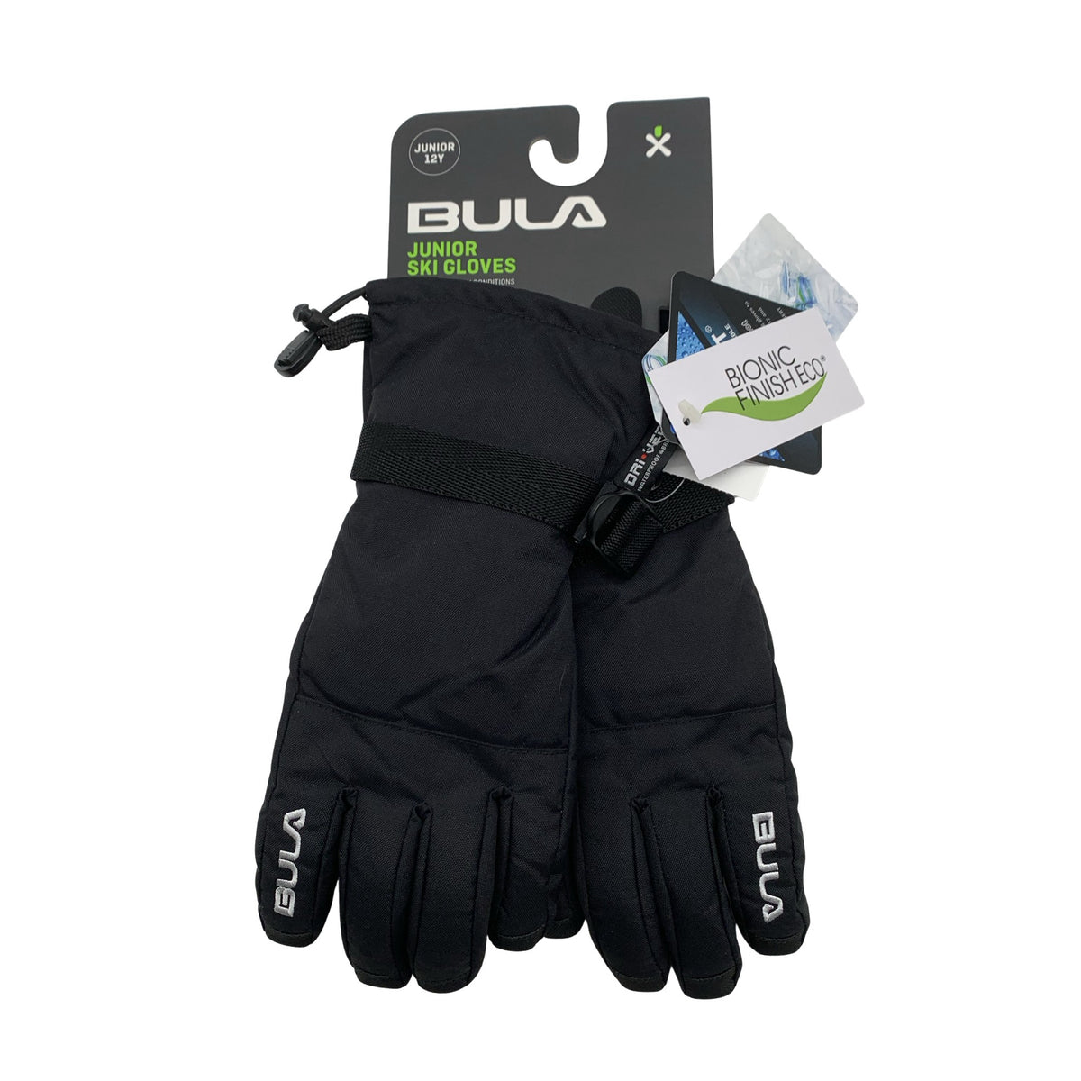 Unisex Bula - Talvekindad, suurus 8 - 12 vuotta - Must (1)