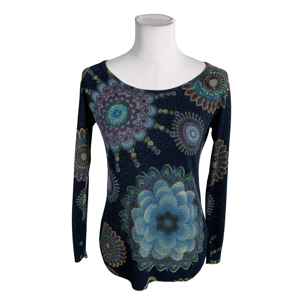 Unisex Desigual - Kampsun, suurus 38 - Sinine (1)