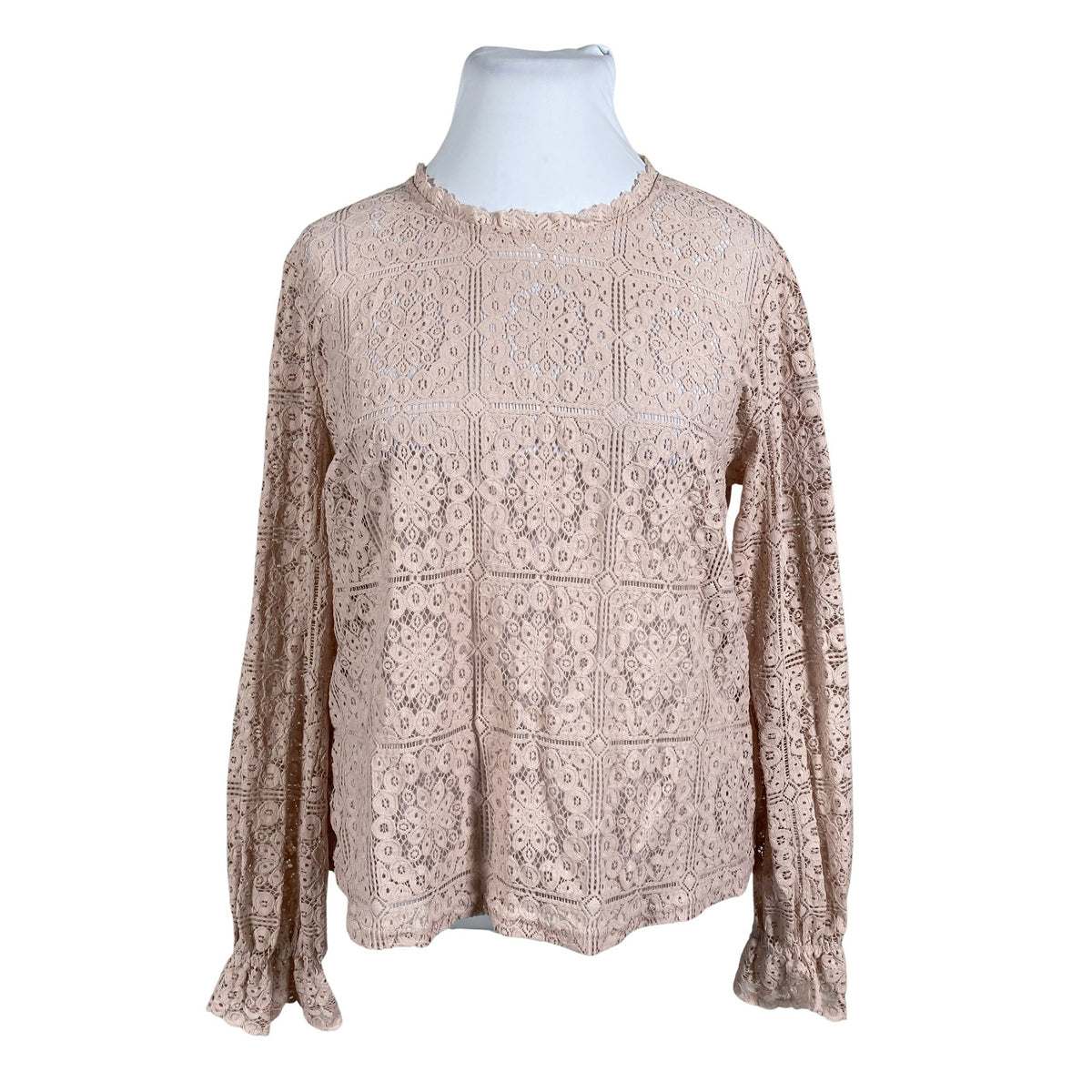 Unisex Cream - Pluus, suurus 46 - Heleroosa (1)