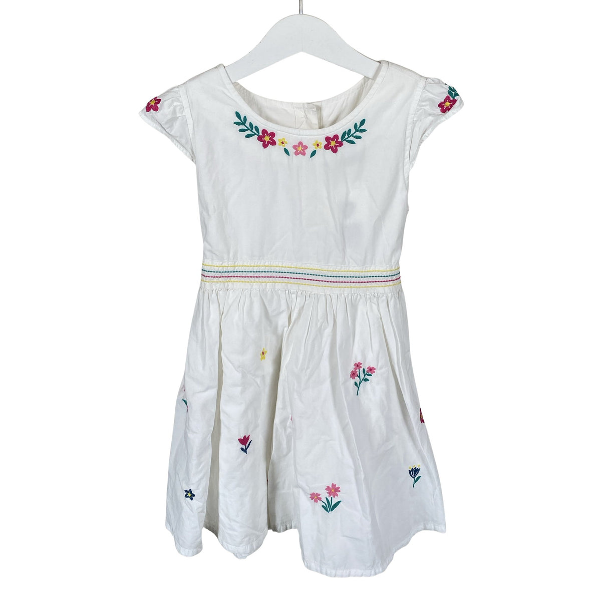Unisex Frugi - Mitteveniv kleit, suurus 104 - 110 - Valge (1)