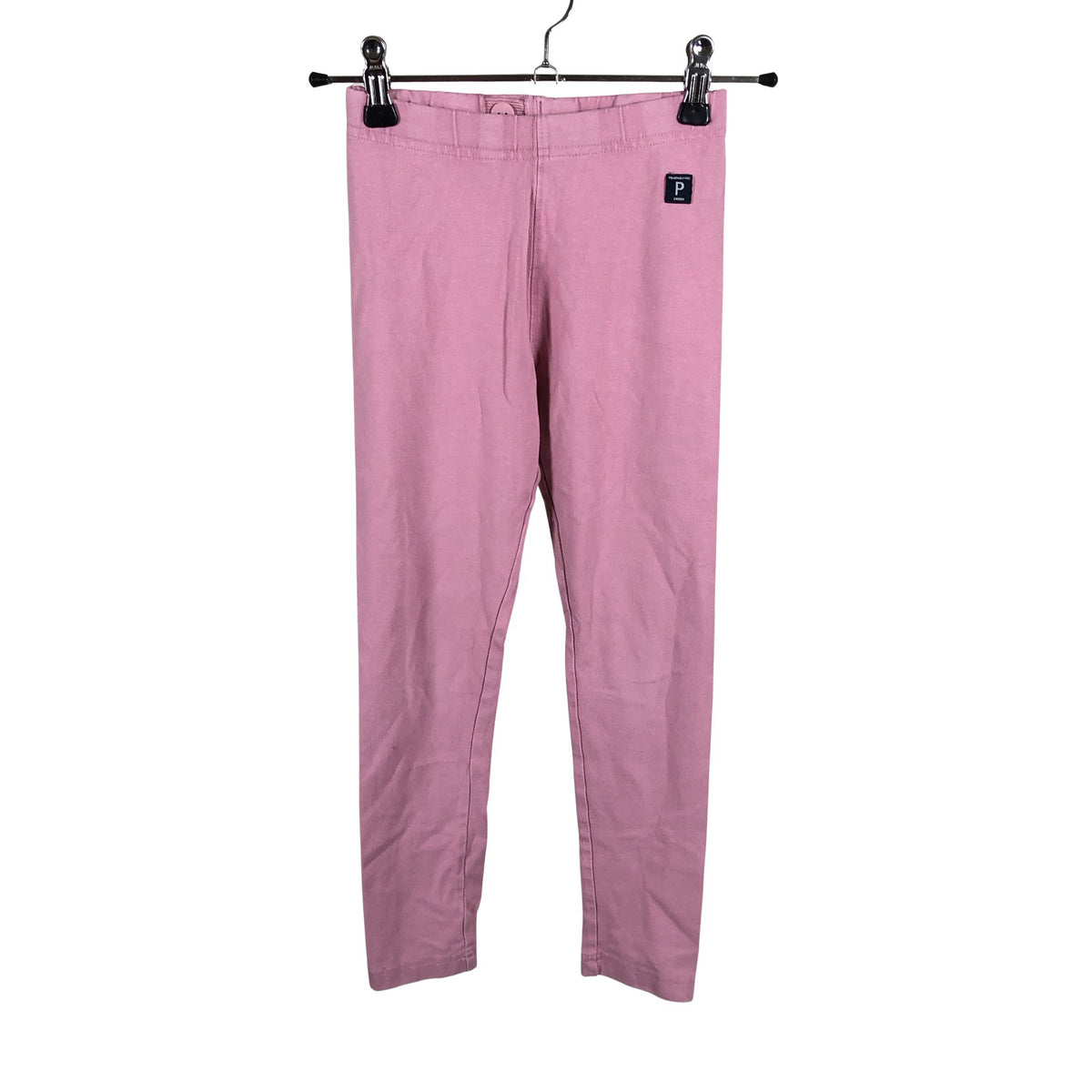Unisex Polarn O. Pyret - Trikotaažist püksid, suurus 122 - 128 - Heleroosa (1)