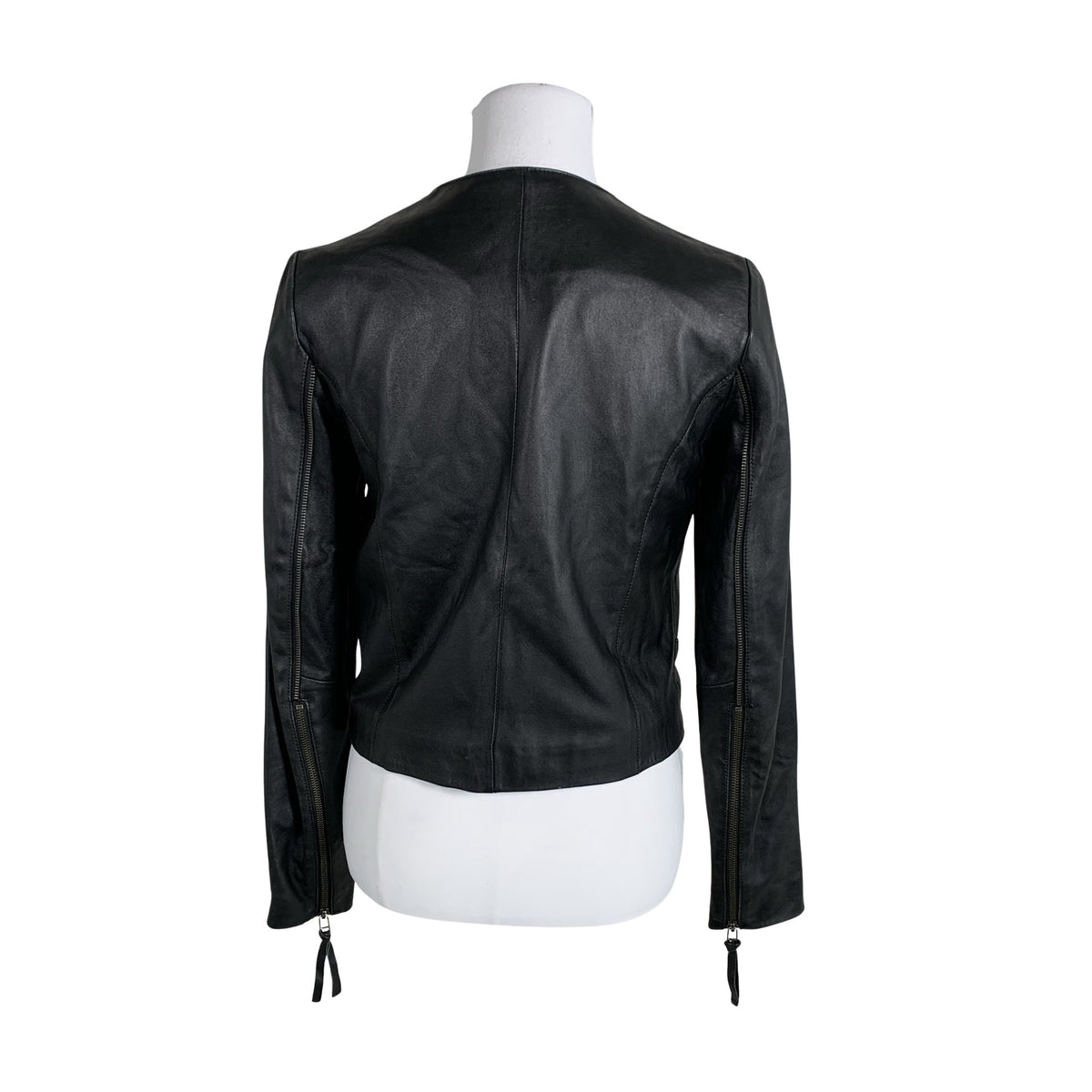 Unisex Selected - Nahktagi, suurus 36 - Must (2)