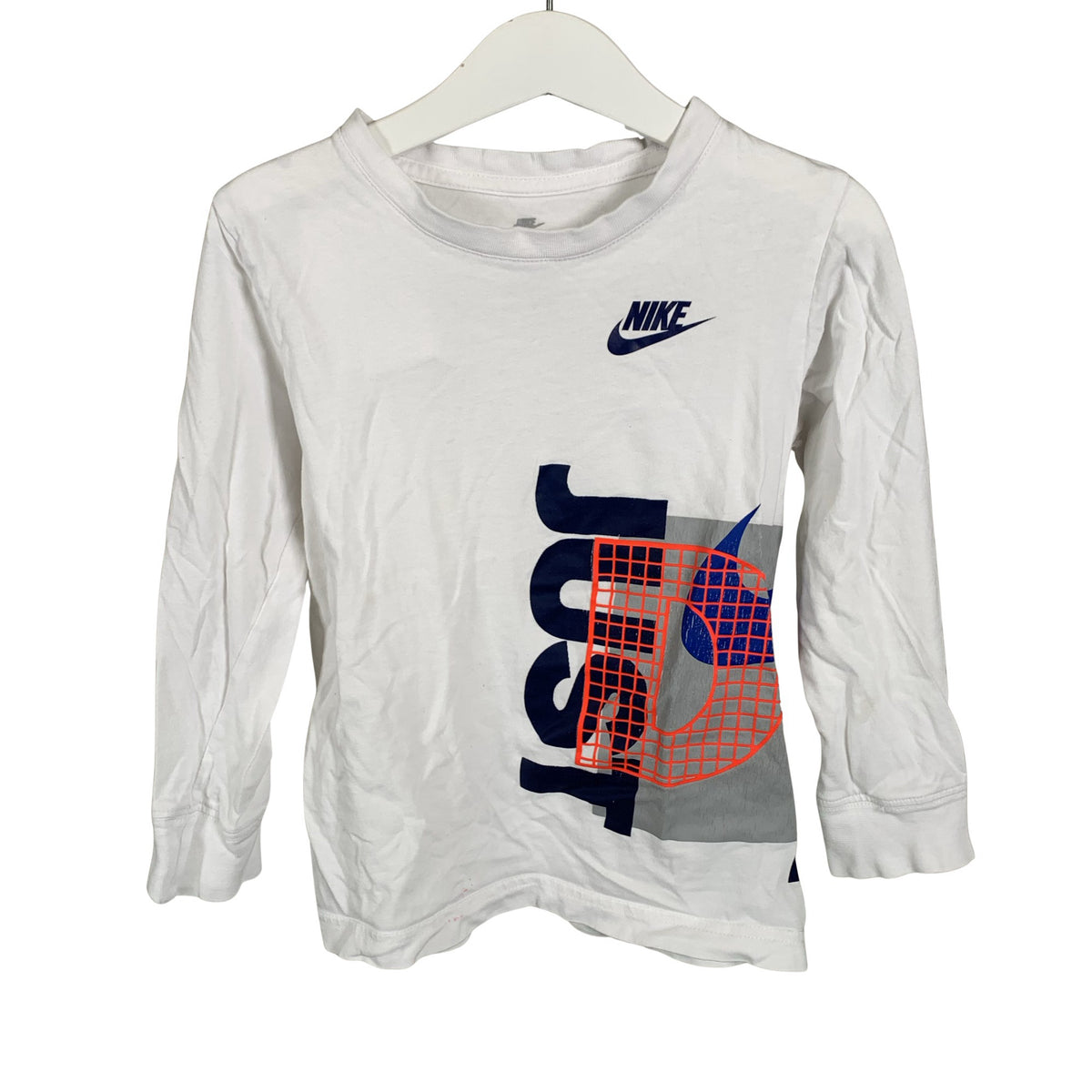 Unisex Nike - Trikotaažist pluus, suurus 104 - 110 - Valge (1)