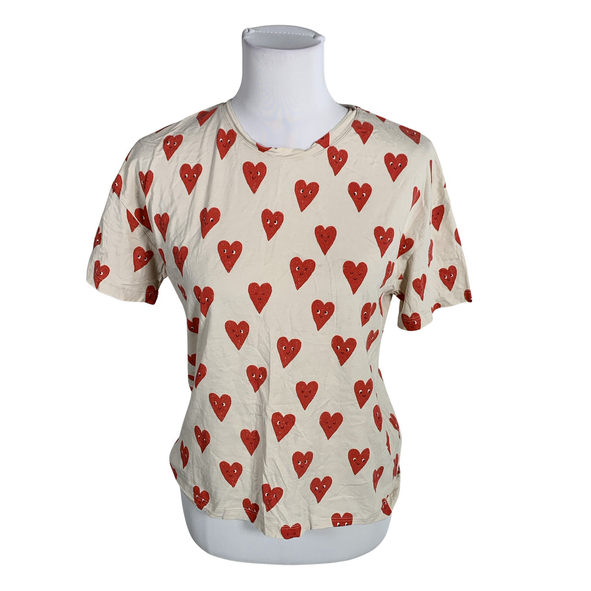Unisex Lindex - T-särk, suurus 36 - Beige (1)
