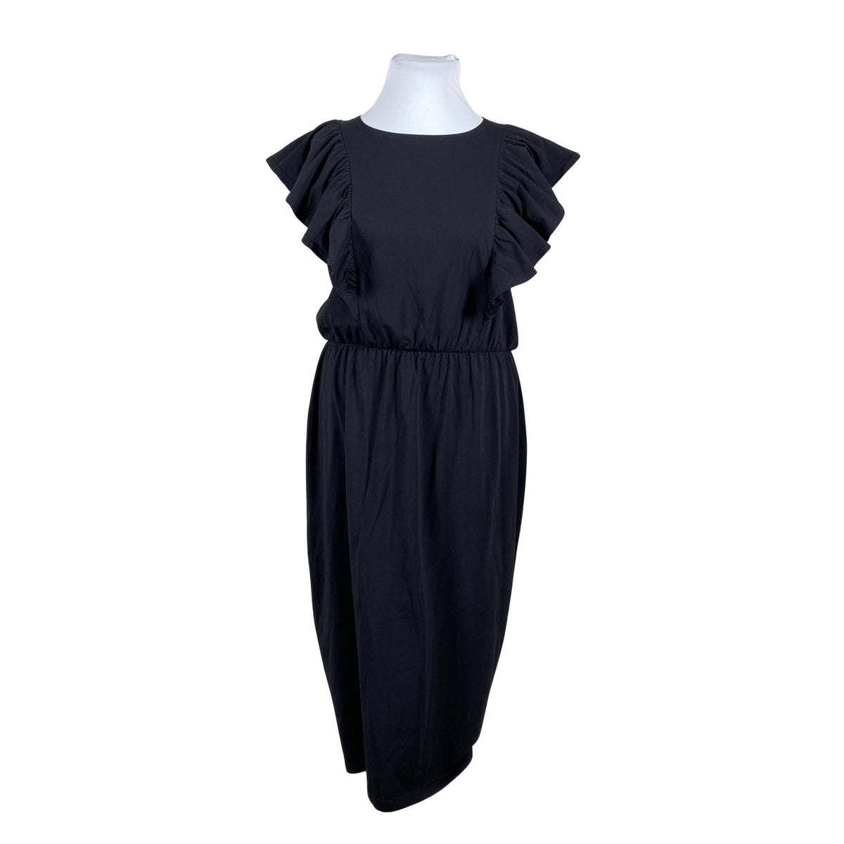 Unisex Puuvillatehdas - Trikotaažist kleit, suurus 42 - Must (1)