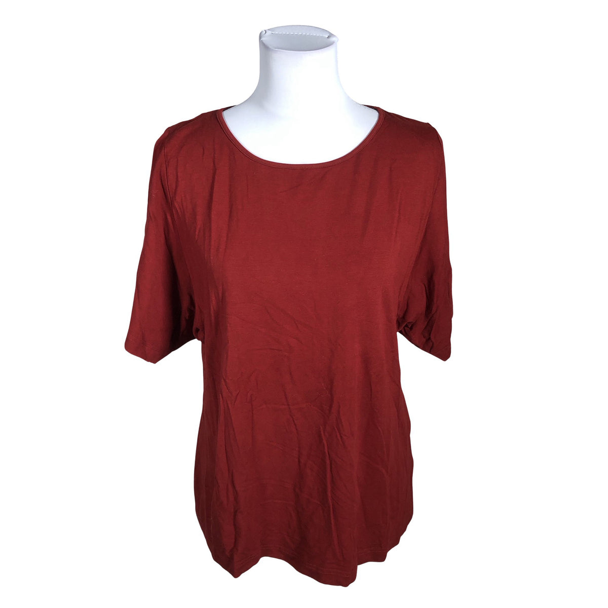 Unisex Puuvillatehdas - T-särk, suurus 38 - Veinipunane (1)