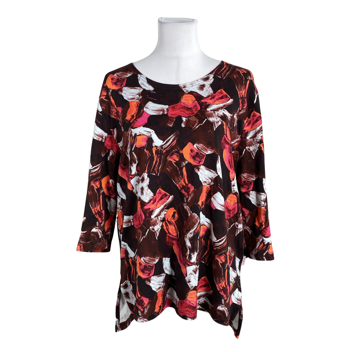 Unisex Aarrelabel - Trikotaažist pluus, suurus 40 - Veinipunane (1)