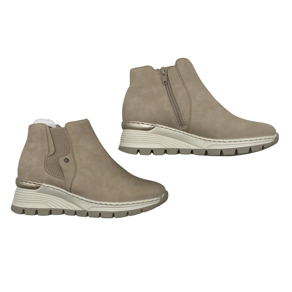 Unisex Rieker - Poolsaapad, suurus 39 - Beige (1)