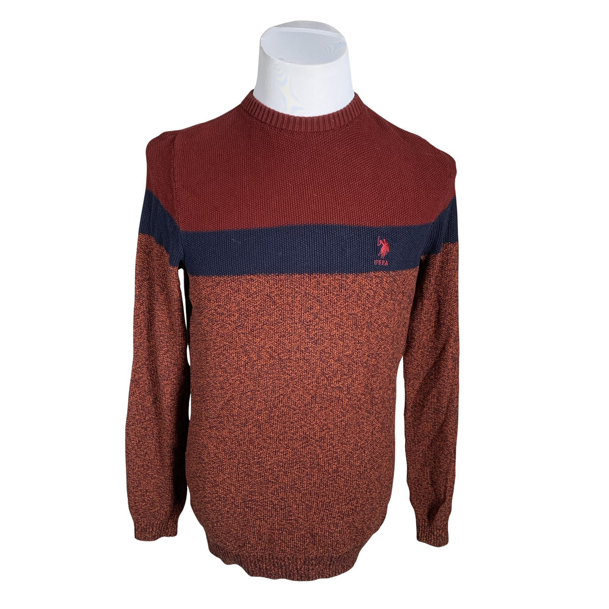 Unisex U.S. Polo Assn. - Kampsun, suurus S - Veinipunane (1)