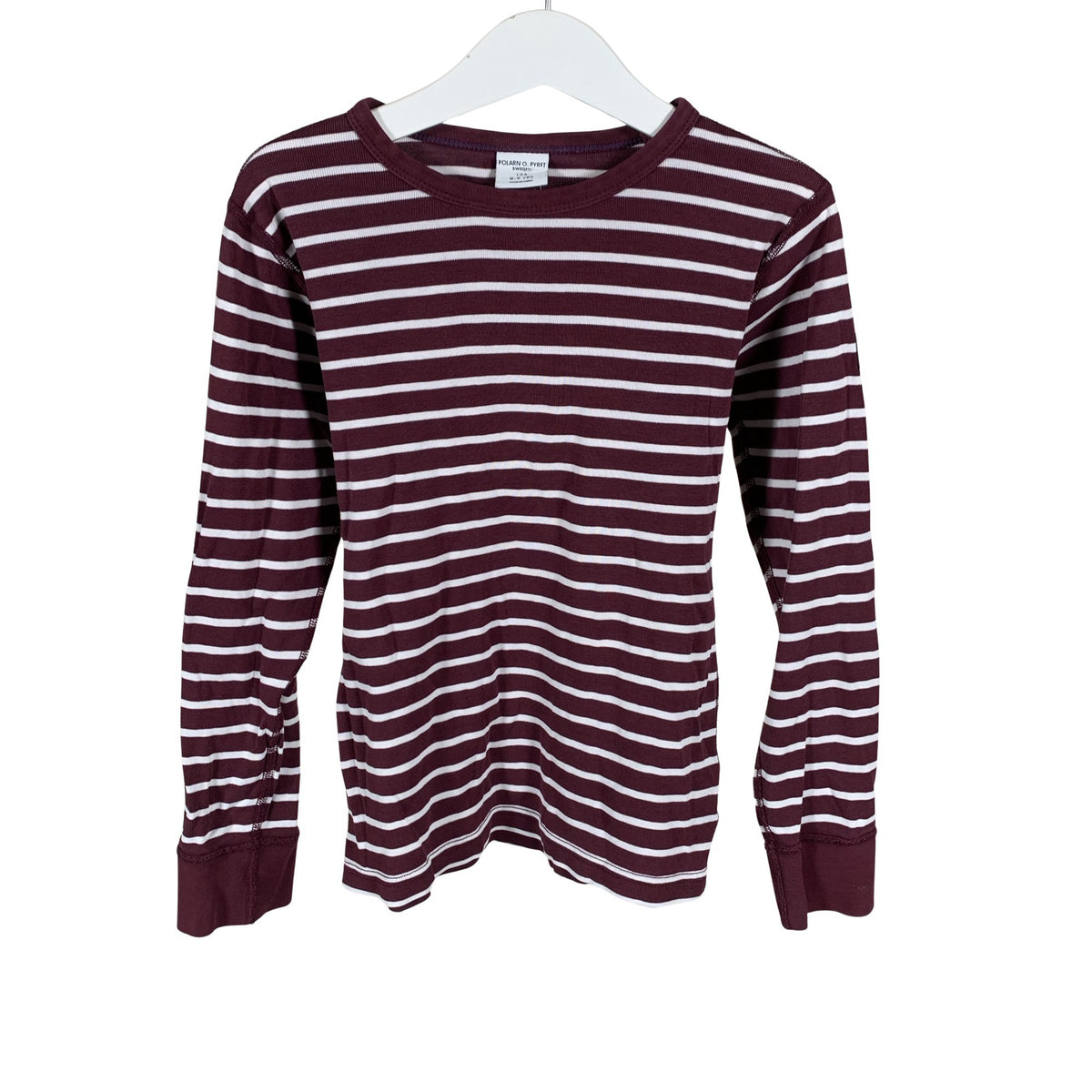 Unisex Polarn O. Pyret - Trikotaažist pluus, suurus 128 - 134 - Veinipunane (1)