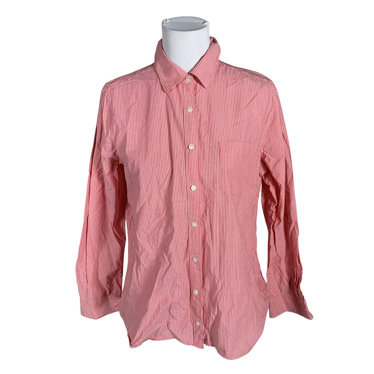 Unisex Lands' End - Triiksärk, suurus 40 - Heleroosa (1)