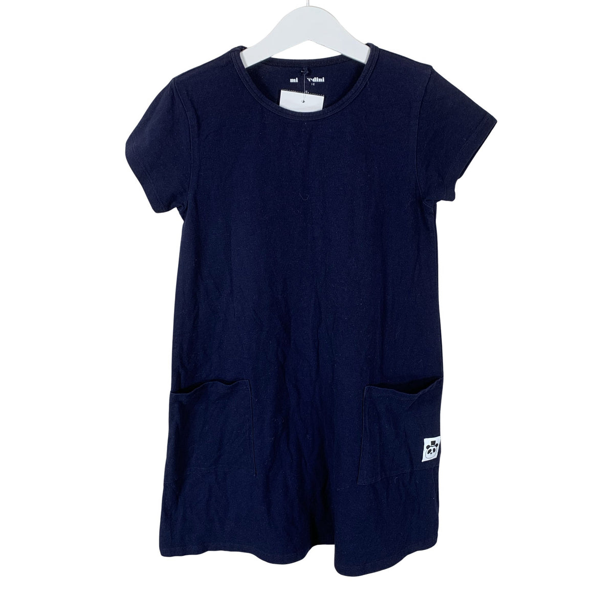 Unisex Mini Rodini - Trikotaažist kleit, suurus 128 - 134 - Sinine (1)