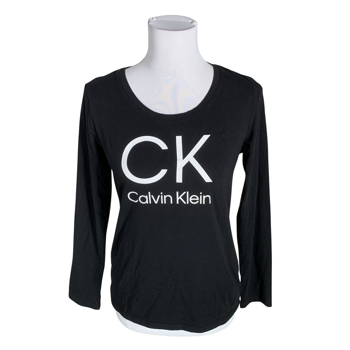 Unisex Calvin Klein - Trikotaažist pluus, suurus 38 - Must (1)