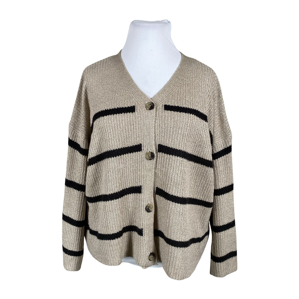 Unisex Zizzi - Kardigan, suurus 44 - Pruun (1)
