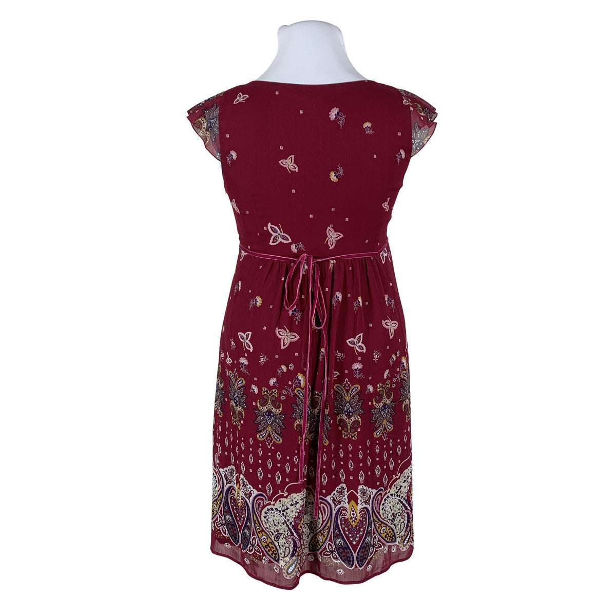 Unisex Esprit - Õhuke kleit, suurus 42 - Veinipunane (2)