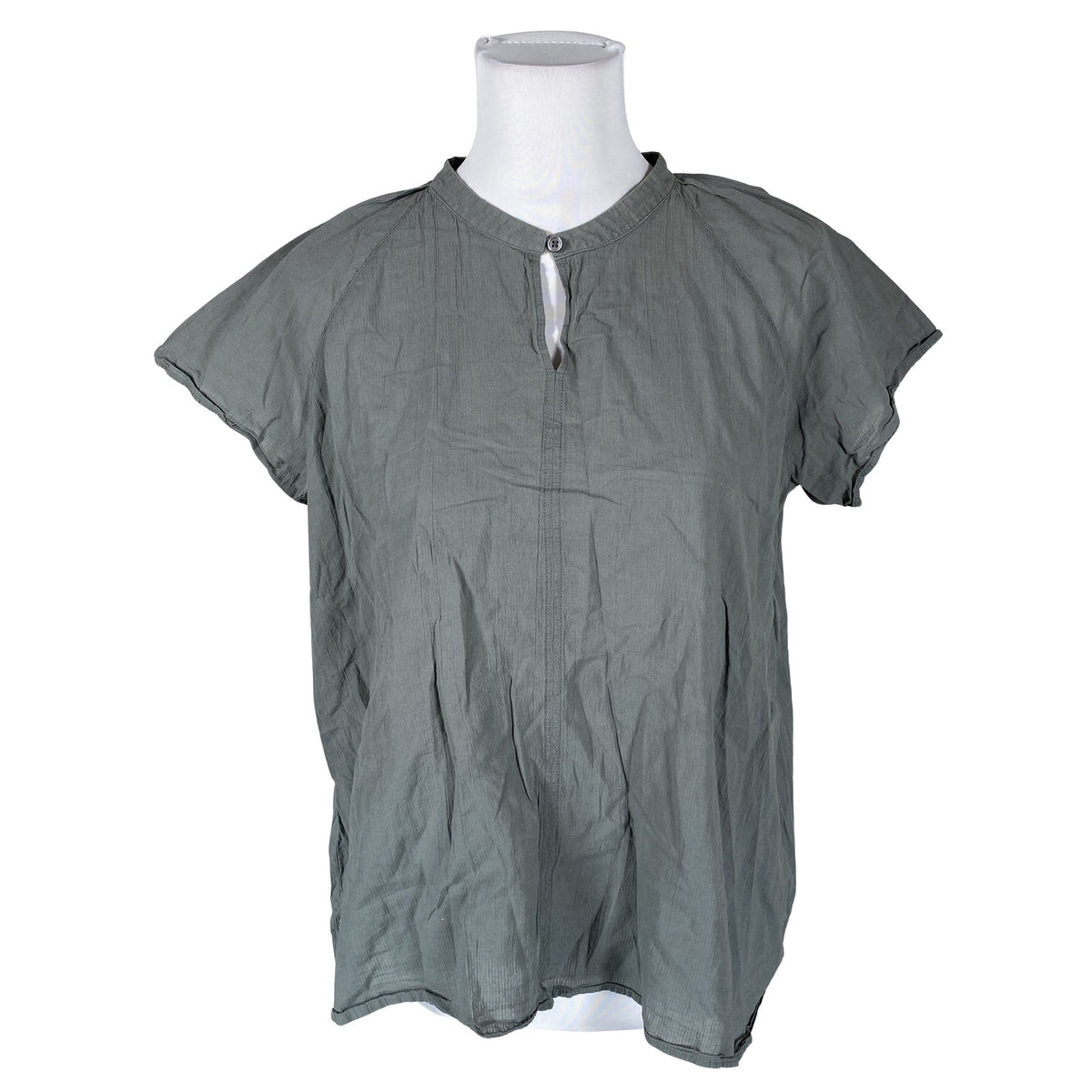 Unisex Muji - Lühikeste käistega pluus, suurus 38 - Roheline (1)