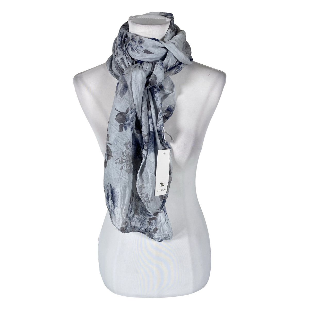 Unisex Aventura - Õhuke sall, suurus Midi - Sinine (1)