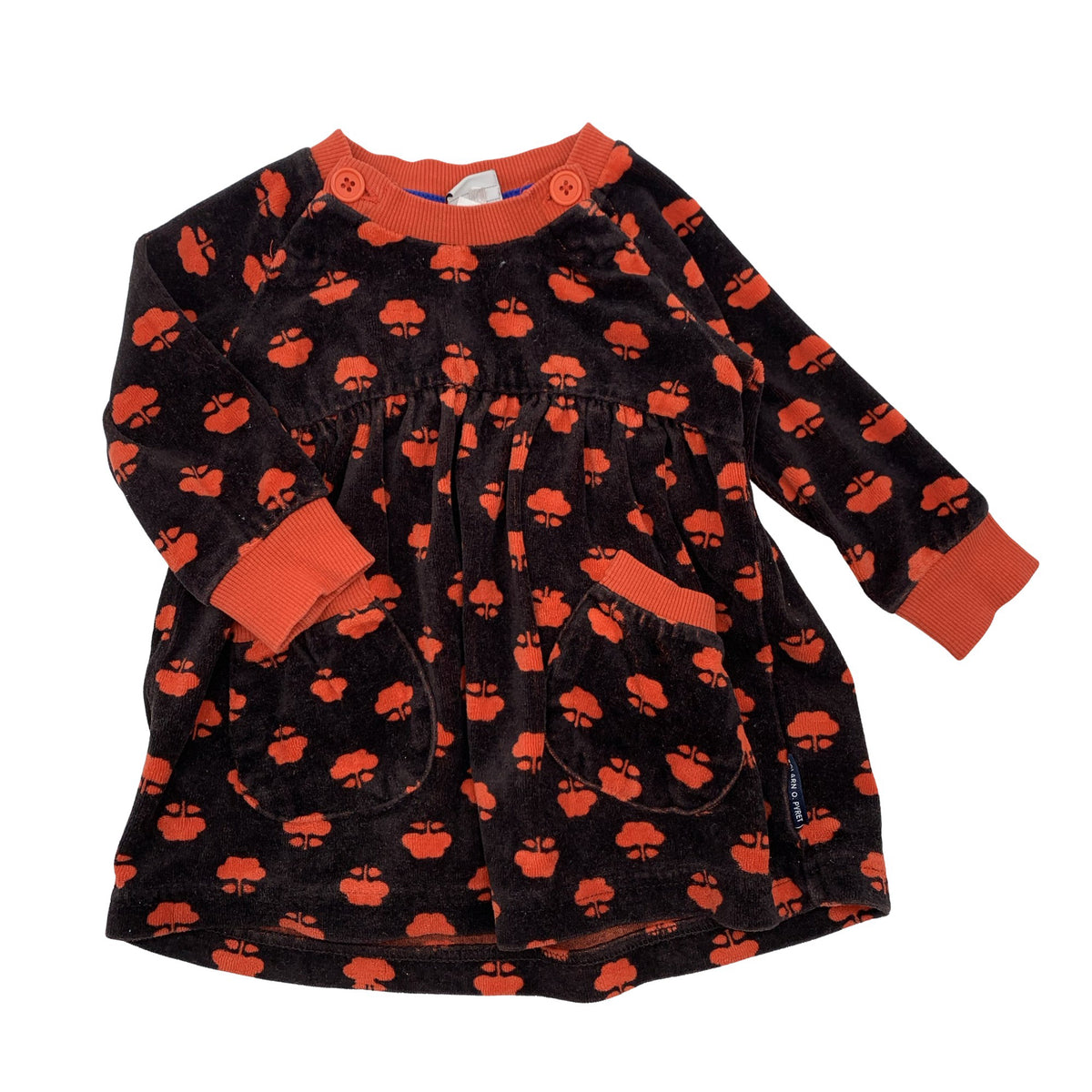 Unisex Polarn O. Pyret - Dressikangast kleit, suurus 68 - 74 - Must (1)