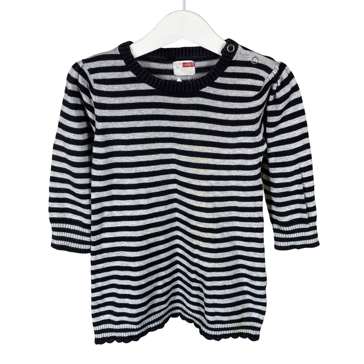 Unisex Name It - Kootud kleit, suurus 86 - 92 - Must (1)