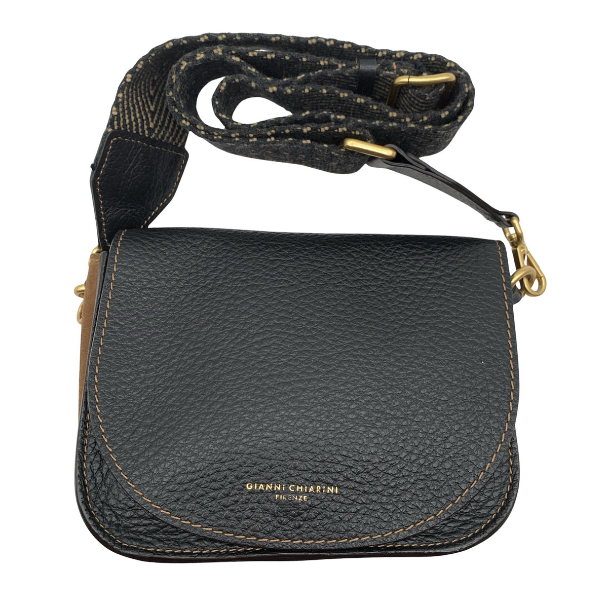 Unisex Gianni Chiarini - Õlakott, suurus Mini - Must (1)