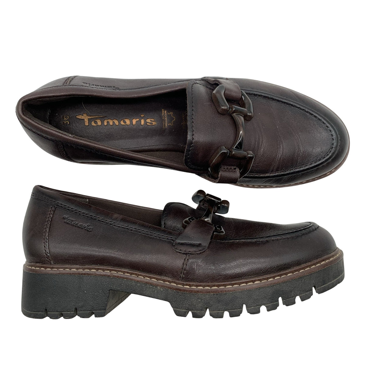 Unisex Tamaris - Mokassiinid, suurus 36 - Pruun (1)