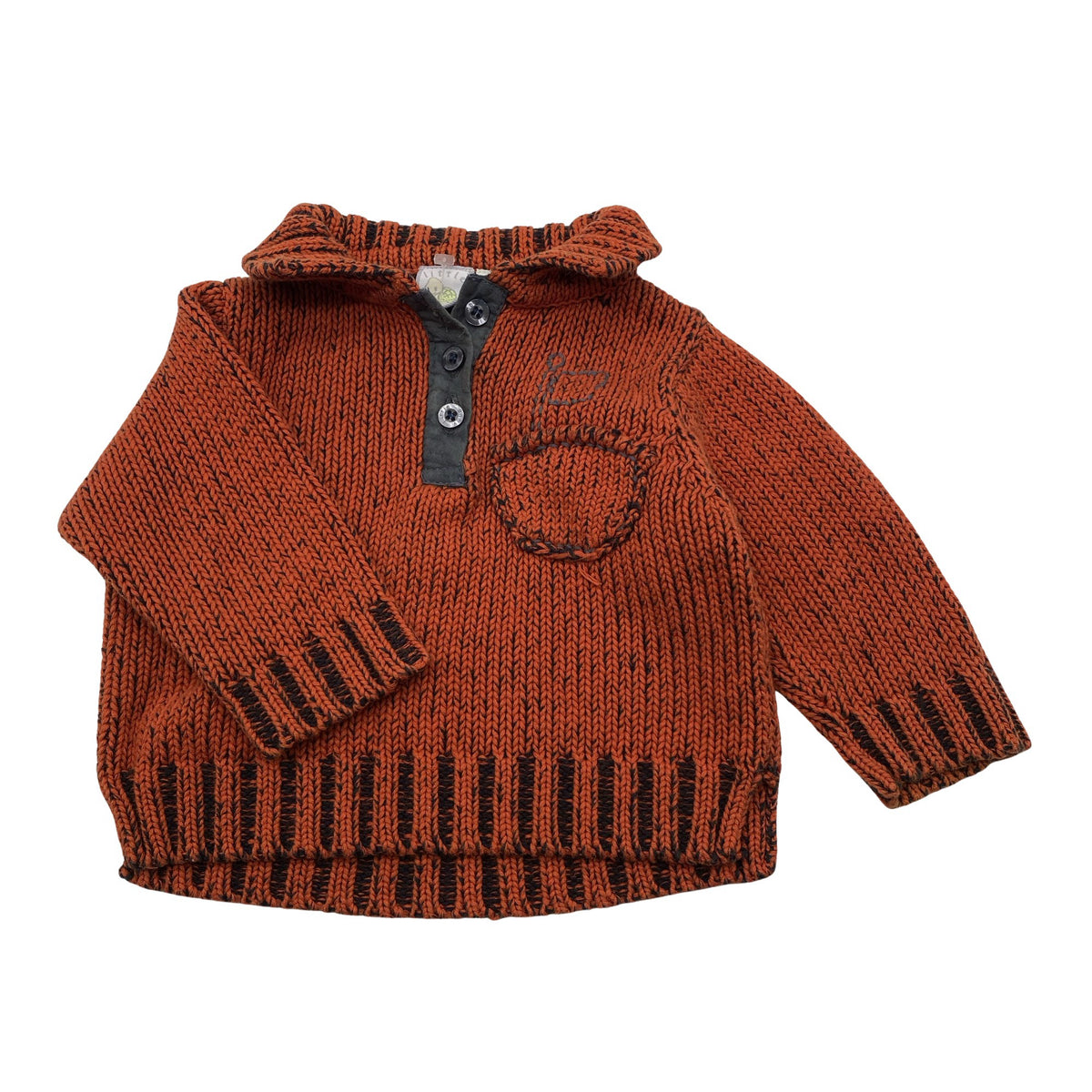 Unisex Lindex - Kampsun, suurus 62 - 68 - Oranž (1)
