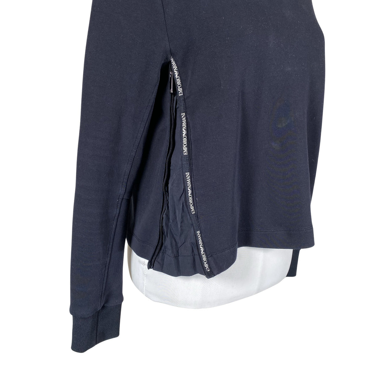 Unisex Emporio Armani - Trikotaažist pluus, suurus 36 - Sinine (2)