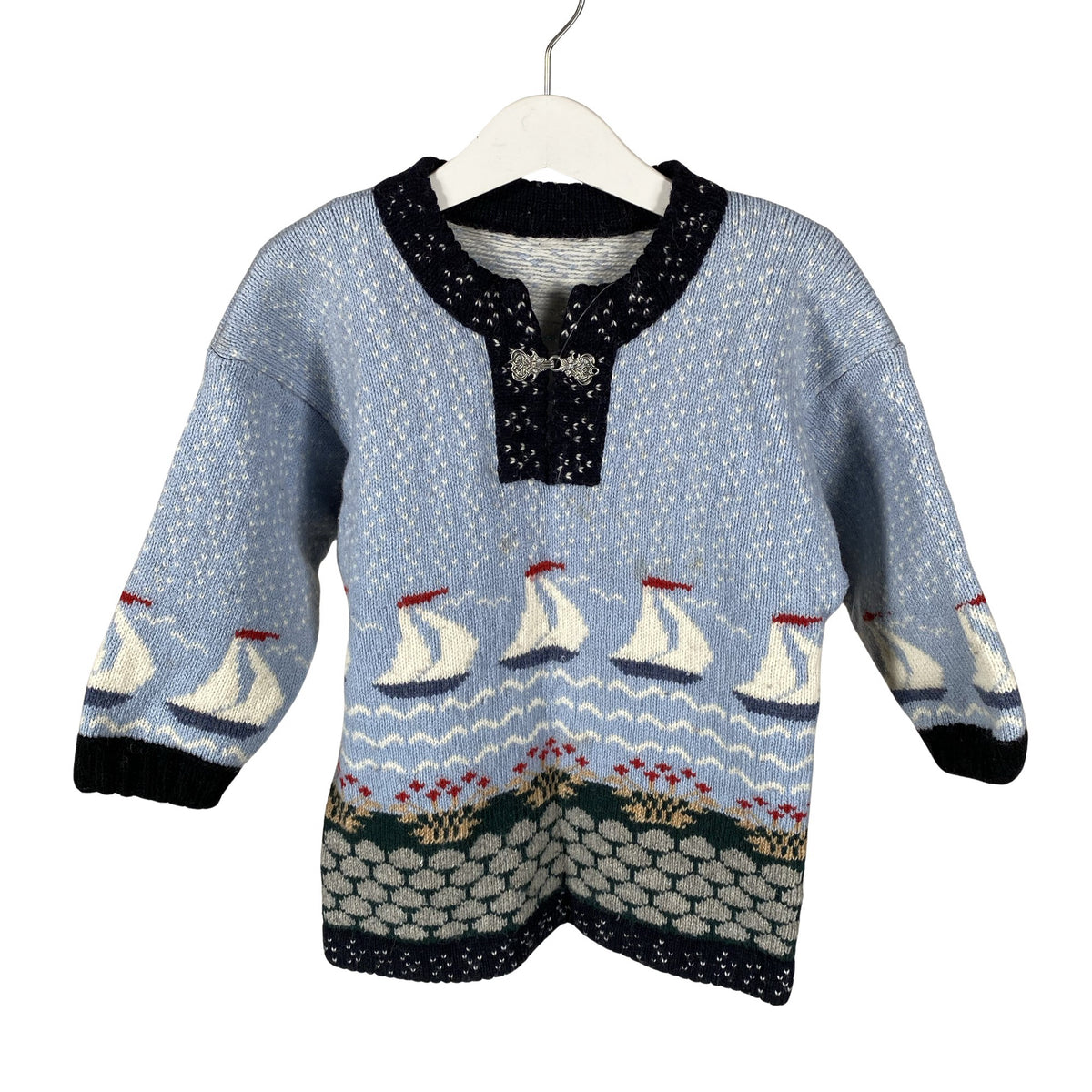 Unisex Handmade - Kampsun, suurus 128 - 134 - Helesinine (1)