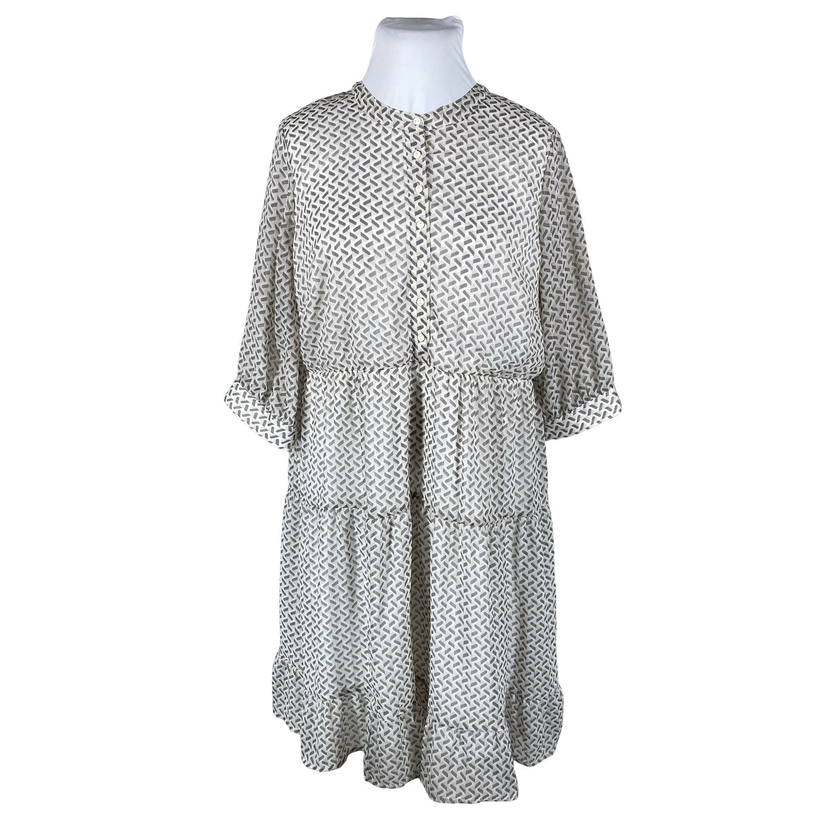 Unisex Junarose - Õhuke kleit, suurus 46 - Valge (1)