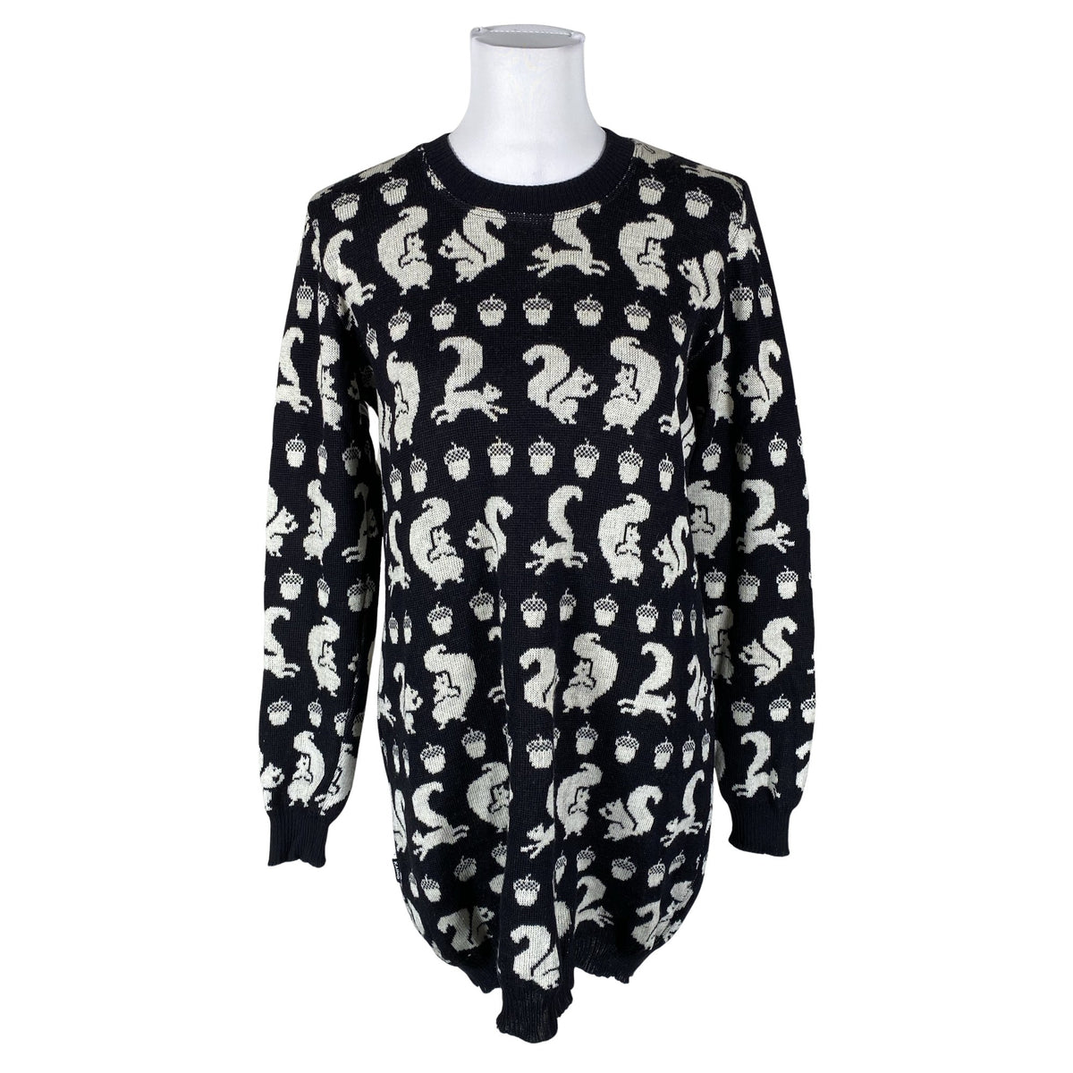 Unisex Kaino - Kootud tuunika, suurus 40 - Must (1)
