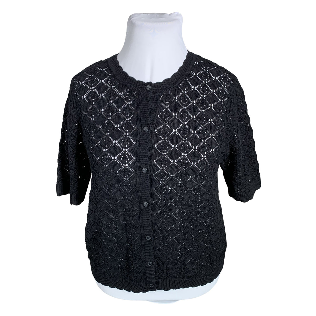 Unisex Selected - Kardigan, suurus 42 - Must (1)