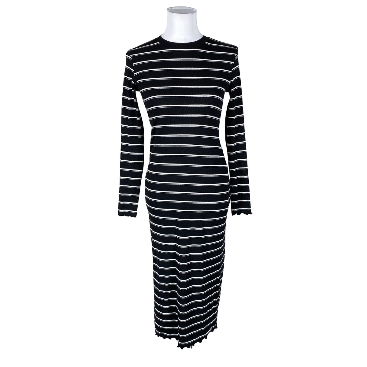 Unisex Lindex - Trikotaažist kleit, suurus 36 - Must (1)