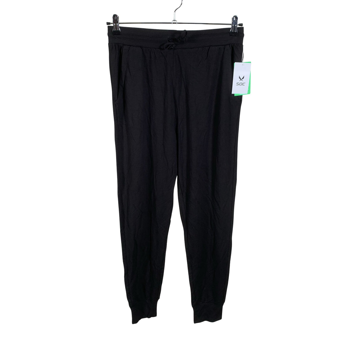 Unisex Soc - Trikotaažist püksid, suurus 38 - Must (1)