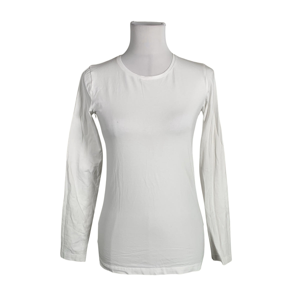 Unisex Noom - Trikotaažist pluus, suurus 36 - Valge (1)