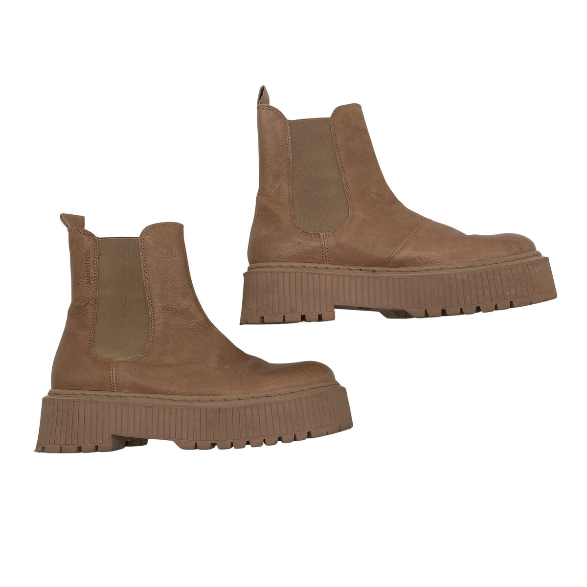 Unisex Ten Points - Poolsaapad, suurus 37 - Pruun (1)