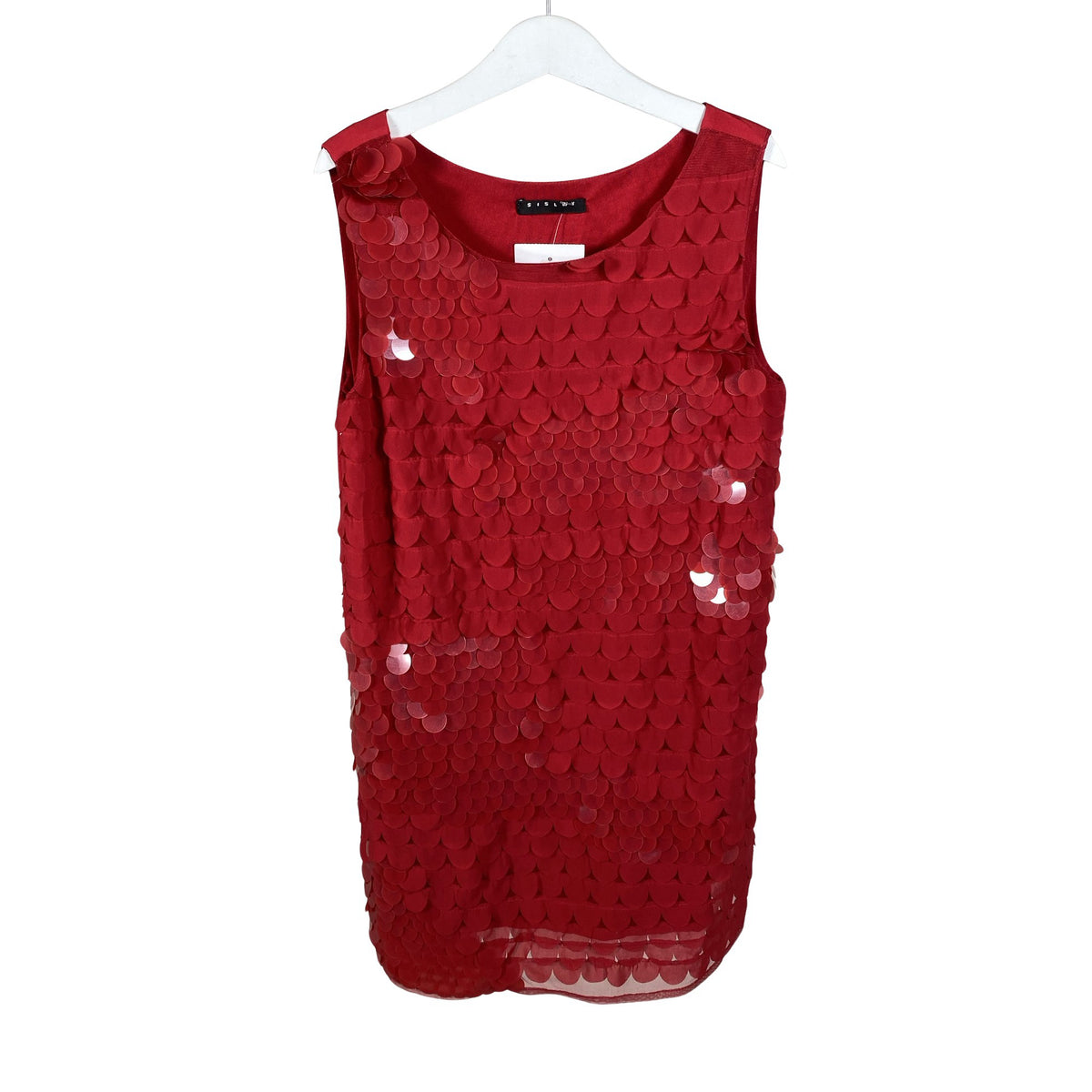 Unisex Sisley - Pidulik kleit, suurus 134 - 140 - Punane (1)