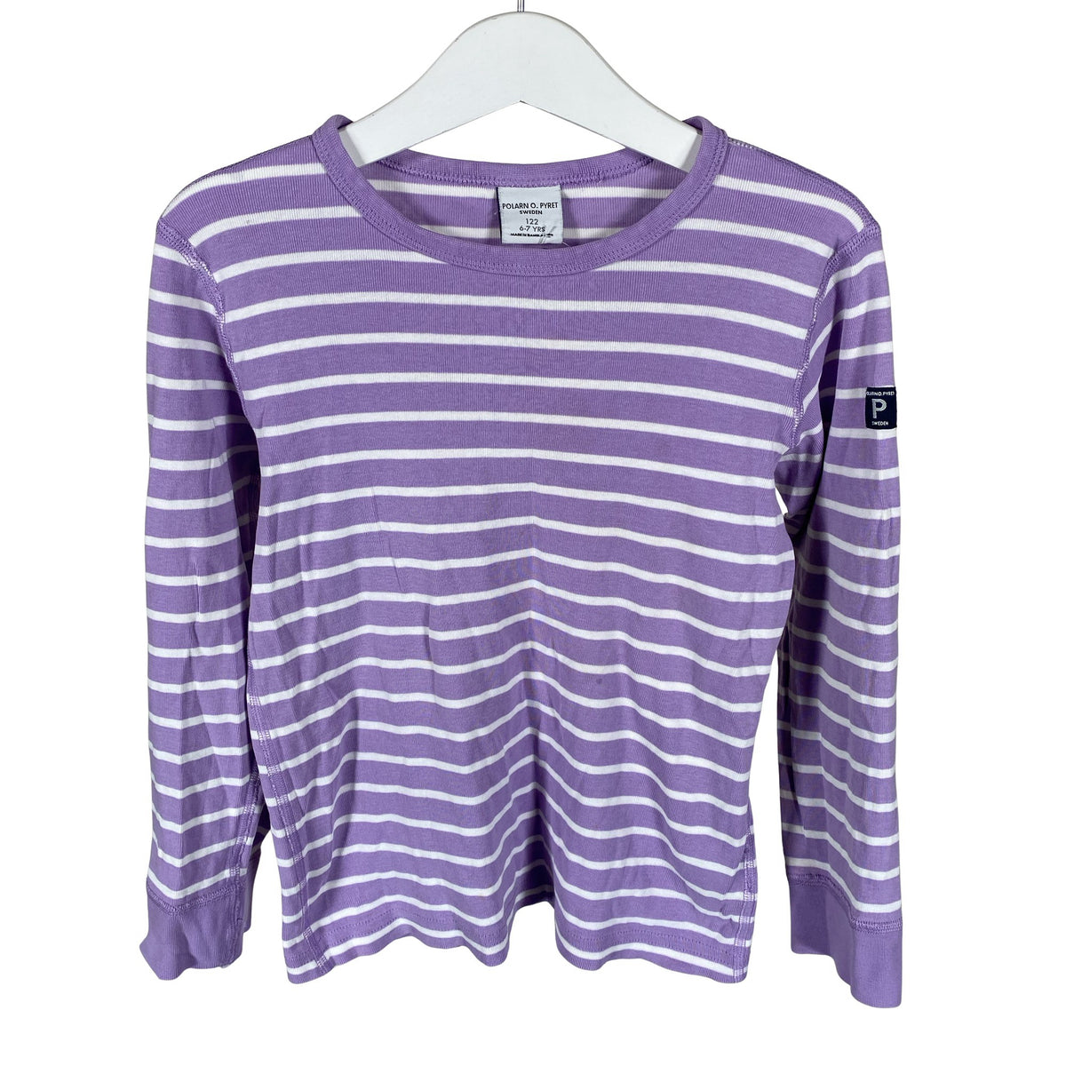 Unisex Polarn O. Pyret - Trikotaažist pluus, suurus 116 - 122 - Lilla (1)