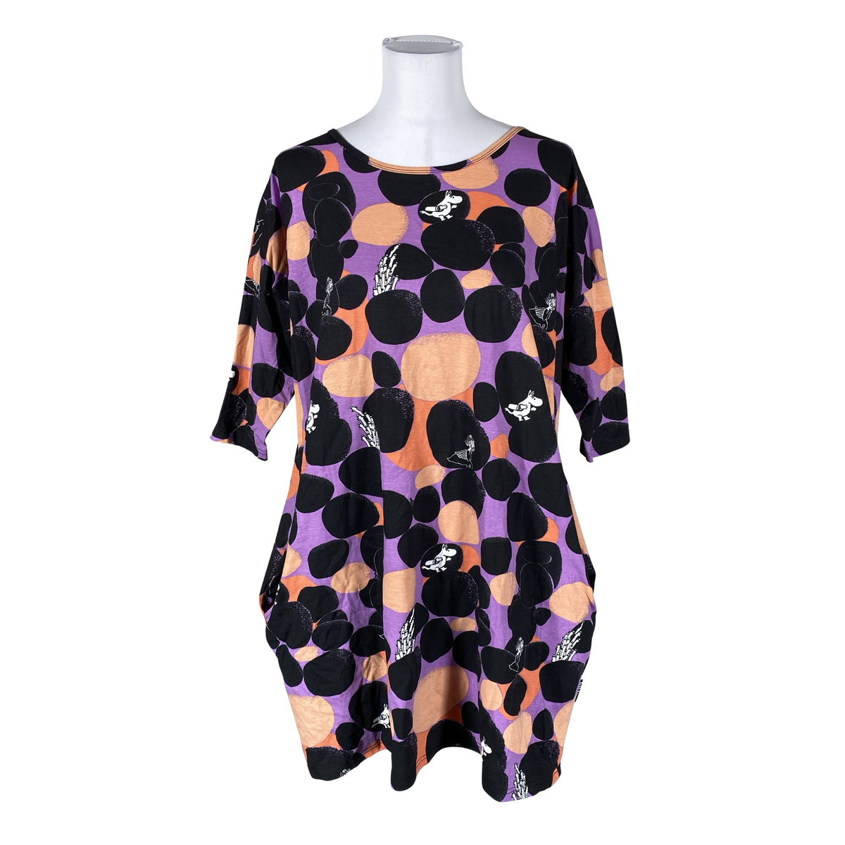Unisex KiOma - Trikotaažist kleit, suurus 36 - Lilla (1)
