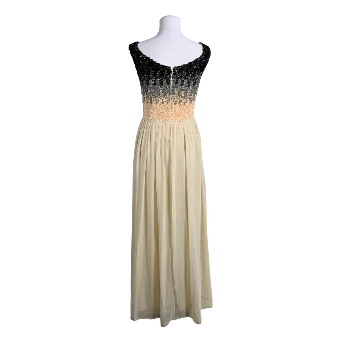 Unisex Lace & Beads - Maksikleit, suurus 34 - Beige (2)