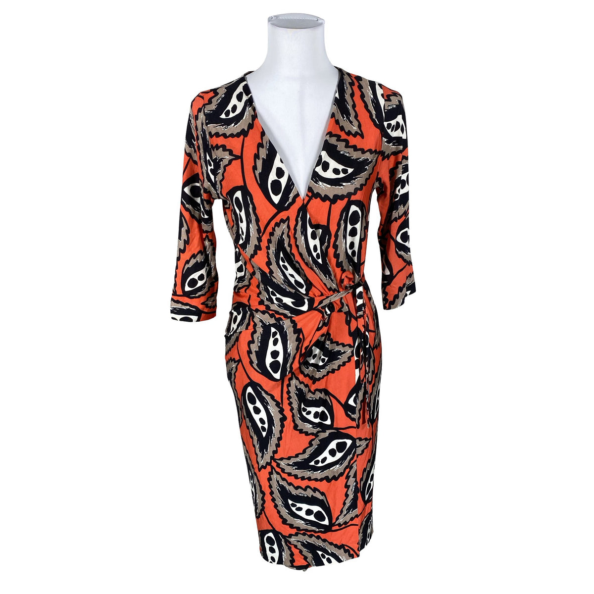 Unisex Diane von Furstenberg - Trikotaažist kleit, suurus 40 - Punane (1)