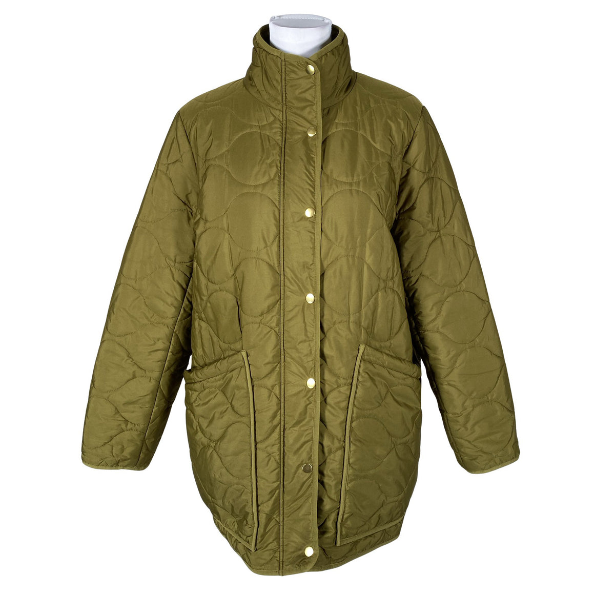 Unisex J.Crew - Õhem talvejope, suurus 40 - Roheline (1)