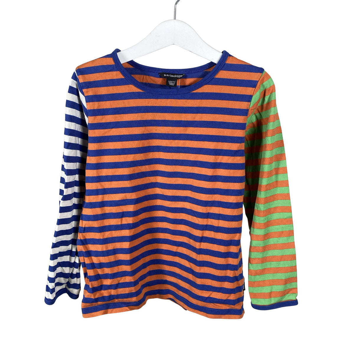 Unisex Marimekko - Trikotaažist pluus, suurus 116 - 122 - Sinine (1)