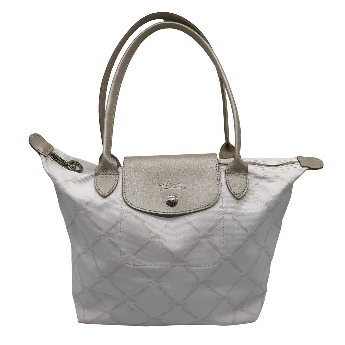 Unisex Longchamp - Käekott, suurus Midi - Valge (1)
