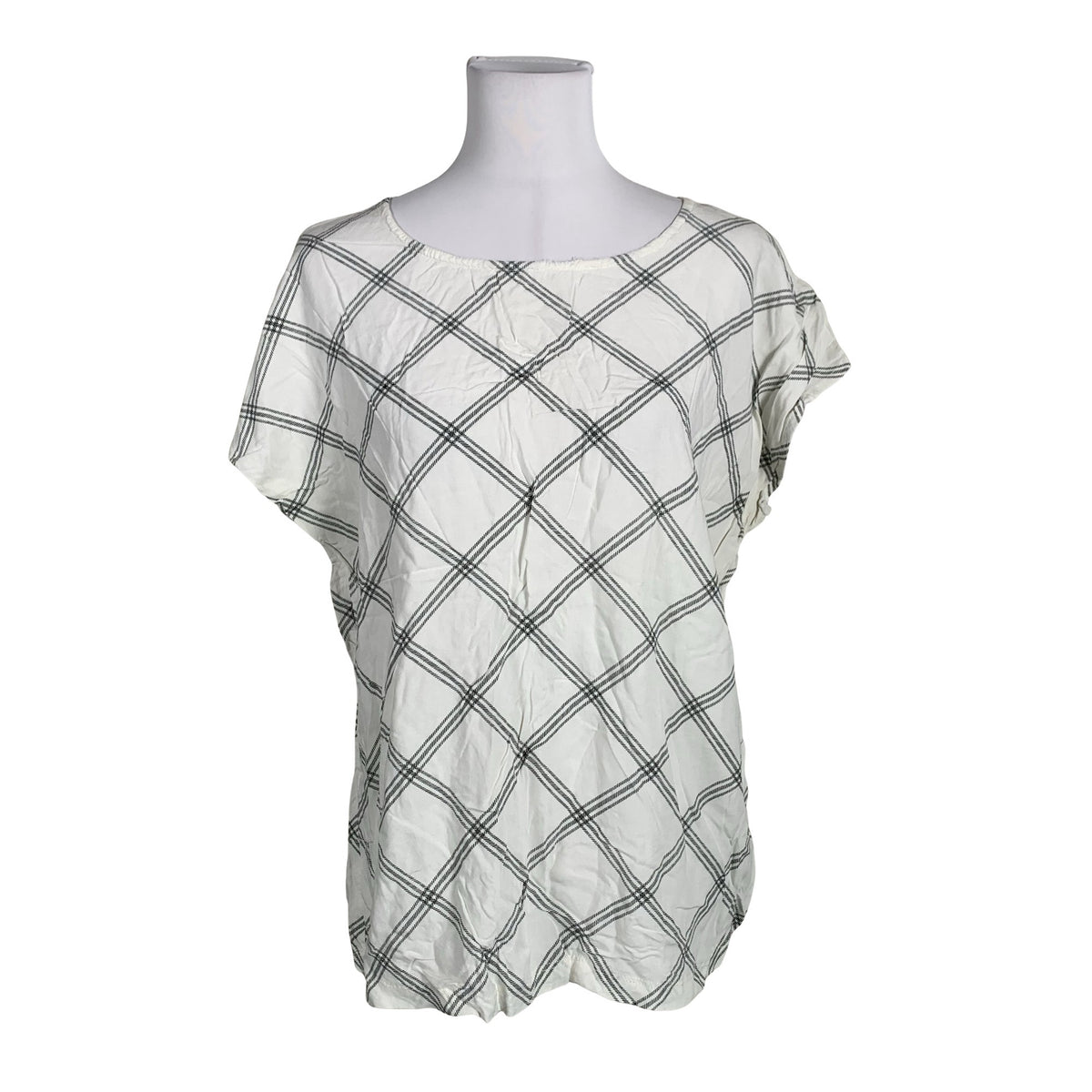 Unisex Soyaconcept - Lühikeste käistega pluus, suurus 40 - Valge (1)