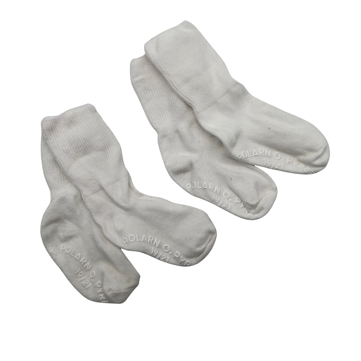 Unisex Polarn O. Pyret - Sokid, suurus 20 - Valge (1)