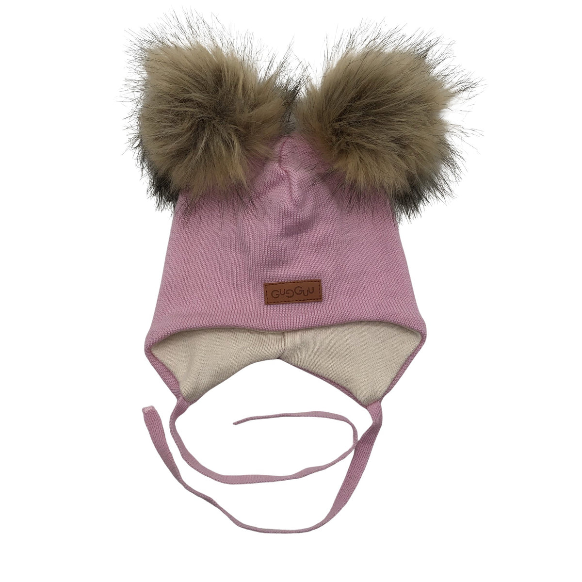 Unisex Gugguu - Talvemüts, suurus 40 - 42 cm - Heleroosa (1)