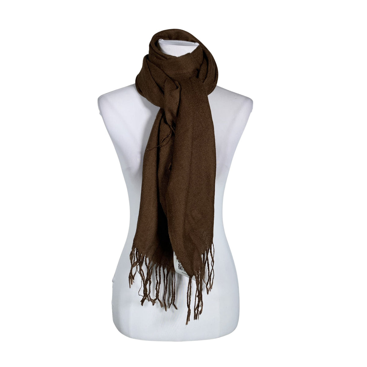 Unisex Pashmina - Õhuke sall, suurus Maxi - Pruun (1)
