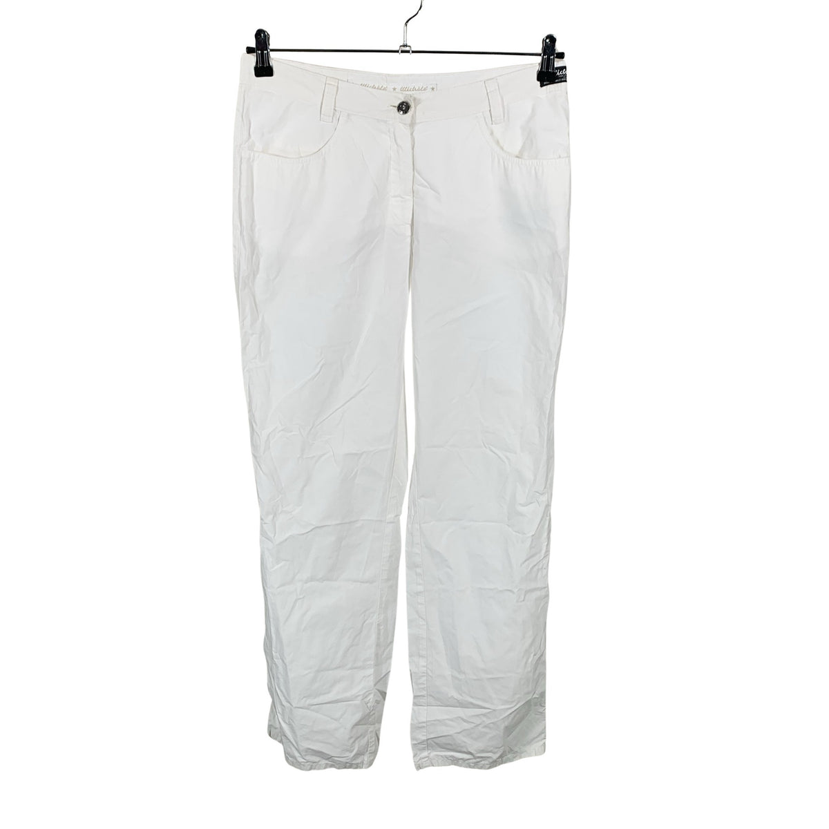 Unisex Wichéle - Mittevenivad püksid, suurus 38 - Valge (1)